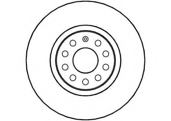 NATIONAL NBD1353 гальмівний диск