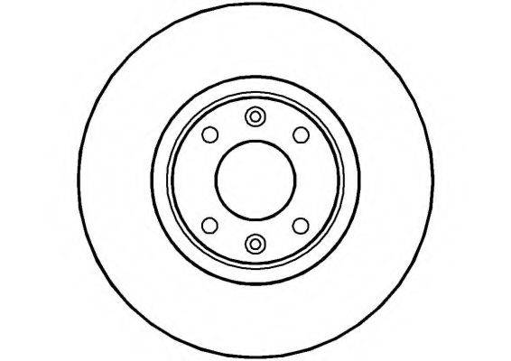 NATIONAL NBD1402 гальмівний диск