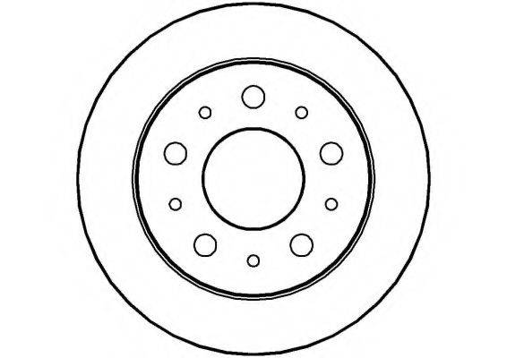 NATIONAL NBD1442 гальмівний диск