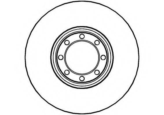 NATIONAL NBD578 гальмівний диск