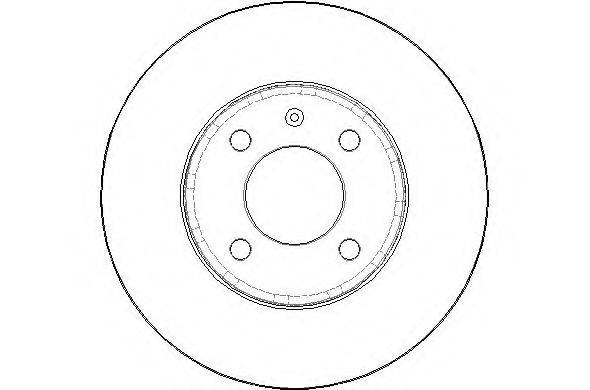 NATIONAL NBD1792 гальмівний диск