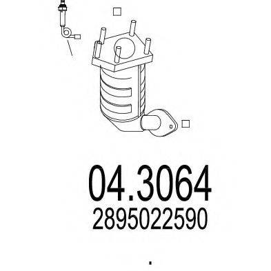 MTS 043064 Каталізатор