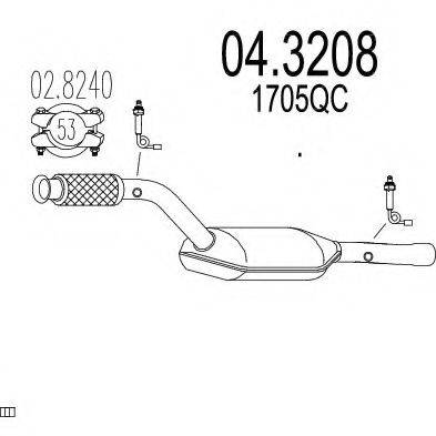 MTS 043208 Каталізатор