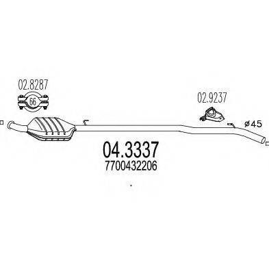 MTS 043337 Каталізатор