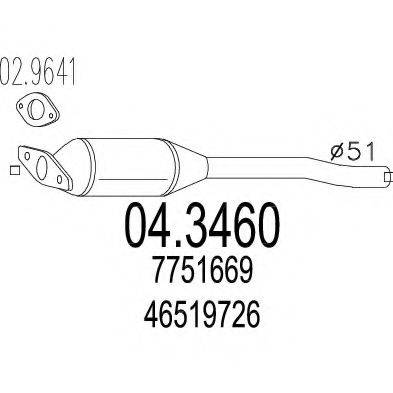MTS 043460 Каталізатор