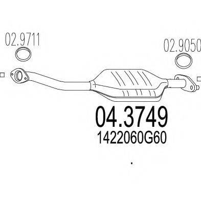 MTS 043749 Каталізатор