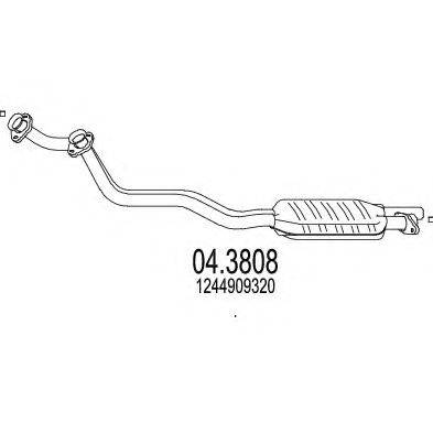MTS 043808 Каталізатор