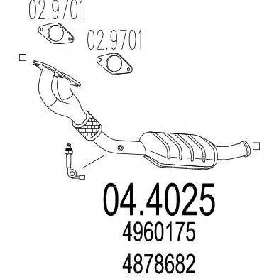 MTS 044025 Каталізатор