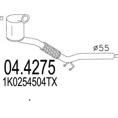 MTS 044275 Каталізатор