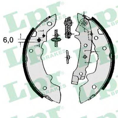 LPR 04320 Комплект гальмівних колодок