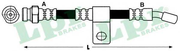 LPR 6T48145 Гальмівний шланг