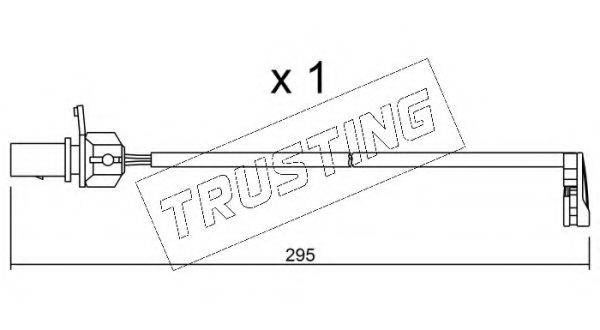 TRUSTING SU224 Сигналізатор, знос гальмівних колодок