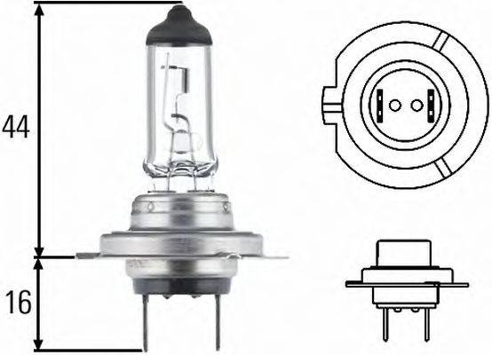 HELLA 8GH007157121 Лампа розжарювання, фара далекого світла; Лампа розжарювання, основна фара; Лампа розжарювання, протитуманна фара; Лампа розжарювання; Лампа розжарювання, основна фара; Лампа розжарювання, протитуманна фара; Лампа розжарювання, фара з авт. системою стабілізації; Лампа розжарювання, фара денного освітлення