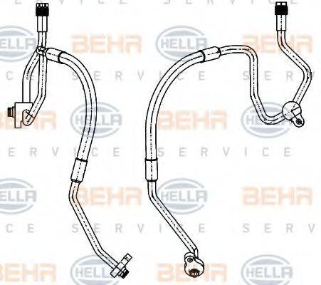 HELLA 9GS351338471 Трубопровід високого тиску, кондиціонер