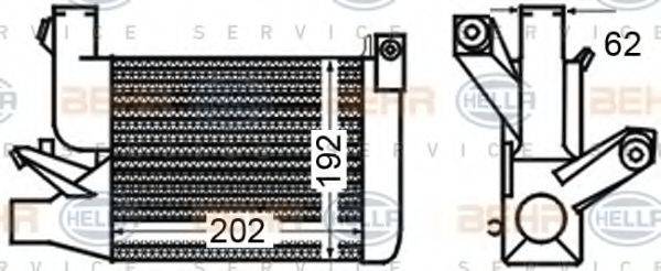 HELLA 8ML376776141 Інтеркулер