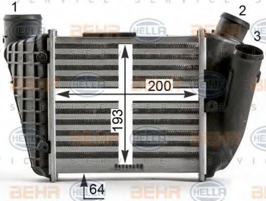 HELLA 8ML376900351 Інтеркулер