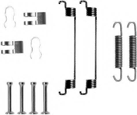 HELLA 8DZ355200561 Комплектуючі, гальмівна колодка