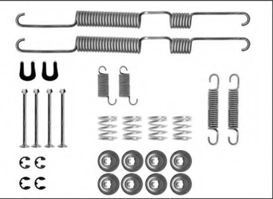 HELLA 8DZ355206061 Комплектуючі, гальмівна колодка