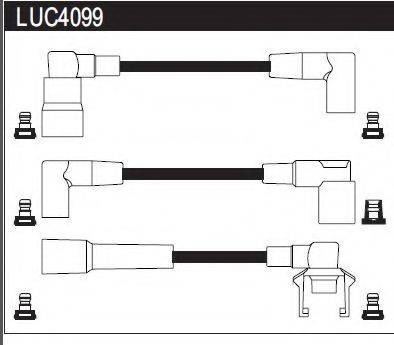 LUCAS ELECTRICAL LUC4099 Комплект дротів запалювання