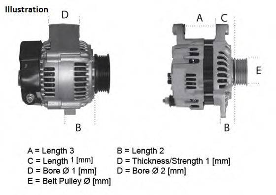 LUCAS ELECTRICAL LRA02842 Генератор