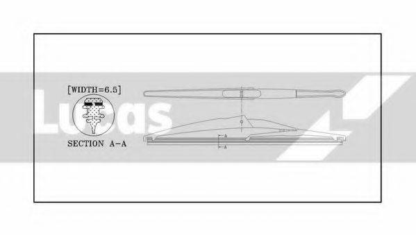 LUCAS ELECTRICAL LLWCR12B Щітка склоочисника