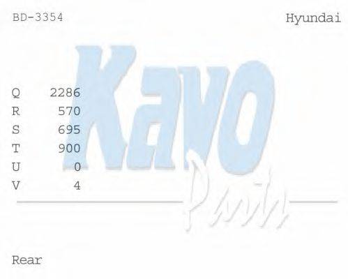 KAVO PARTS BD3354 Гальмівний барабан