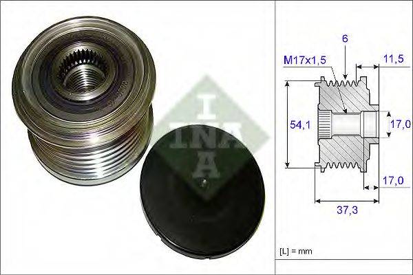 INA 535014910 Механізм вільного ходу генератора