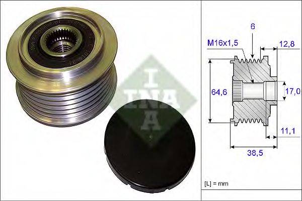 INA 535020110 Механізм вільного ходу генератора