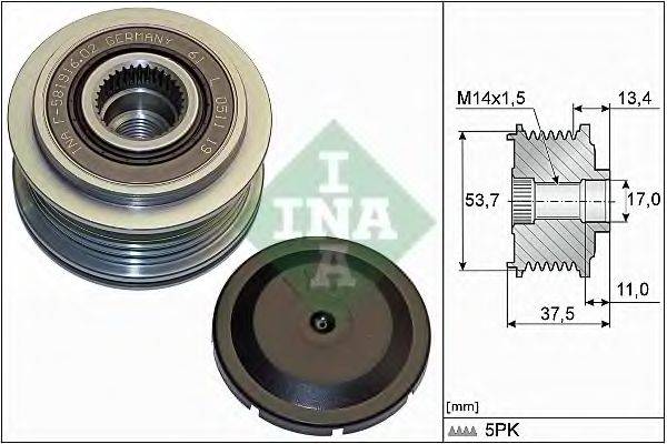 INA 535027810 Механізм вільного ходу генератора