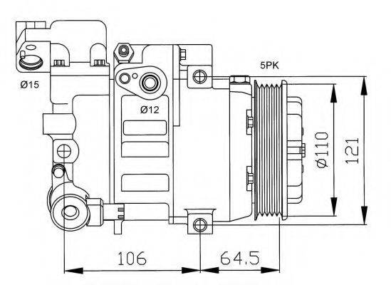 NRF 32175G Компресор, кондиціонер