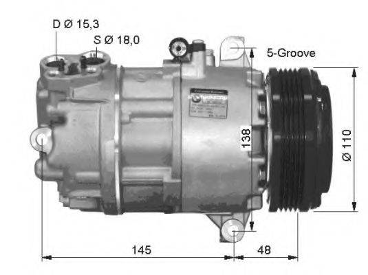 NRF 32434G Компресор, кондиціонер