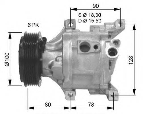 NRF 32466G Компресор, кондиціонер