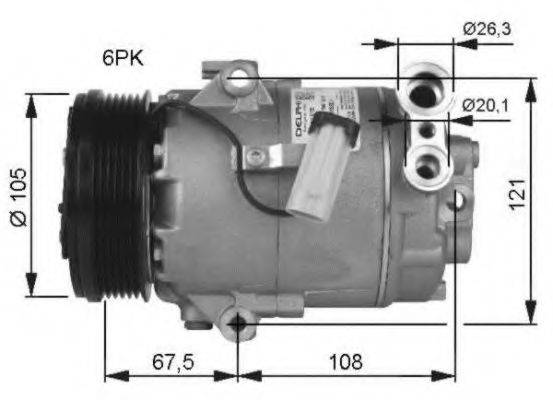 NRF 32480G Компресор, кондиціонер