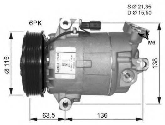 NRF 32482G Компресор, кондиціонер