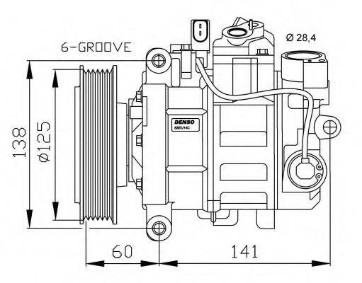 NRF 32512G Компресор, кондиціонер