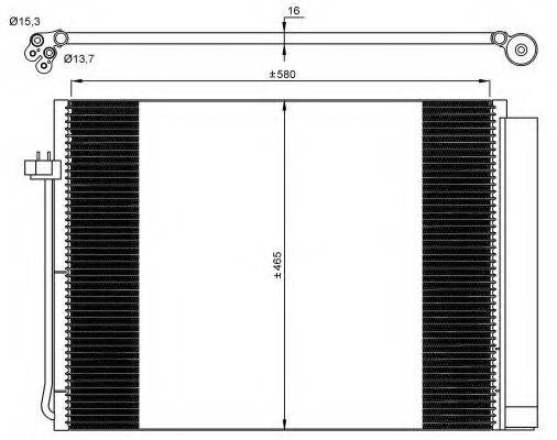 NRF 35906 Конденсатор, кондиціонер