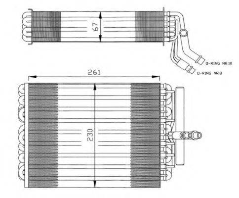 NRF 36020 Випарник, кондиціонер