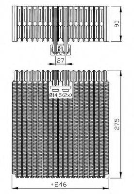 NRF 36086 Випарник, кондиціонер