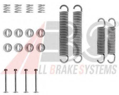 A.B.S. 0601Q Комплектуючі, гальмівна колодка