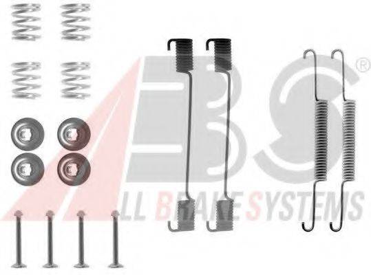A.B.S. 0704Q Комплектуючі, гальмівна колодка