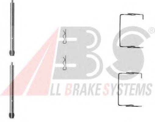 A.B.S. 1267Q Комплектуючі, колодки дискового гальма