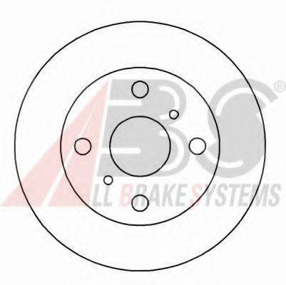 A.B.S. 15856 гальмівний диск