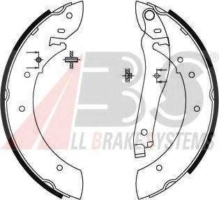 A.B.S. 8315 Комплект гальмівних колодок