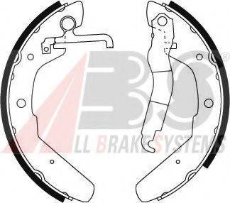 A.B.S. 8801 Комплект гальмівних колодок
