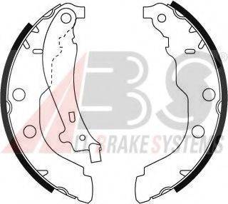 A.B.S. 8985 Комплект гальмівних колодок