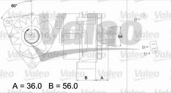 VALEO 436120 Генератор