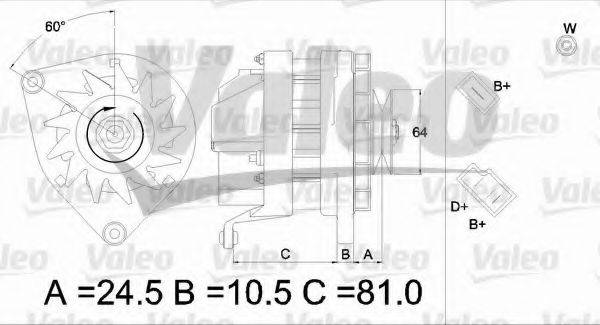 VALEO 436167 Генератор