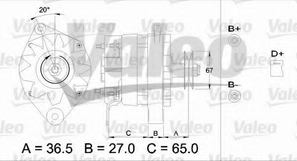 VALEO 436246 Генератор