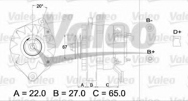 VALEO 436247 Генератор