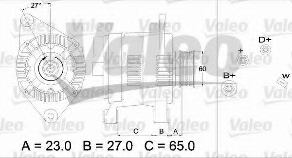 VALEO 436281 Генератор